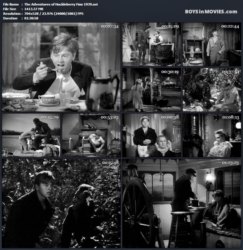 Las aventuras de Huckleberry Finn 1939 |  Chicos en las películas [BiM]