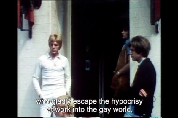 No es el homosexual quien es perverso, sino la sociedad en la que vive 1971 |  Chicos en las películas [BiM]