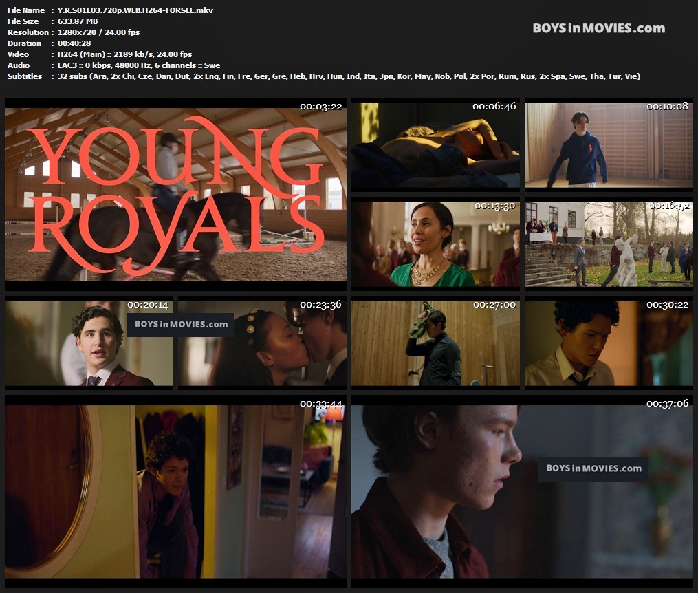 Young Royals s01 (2021) |  Chicos en las películas [BiM]